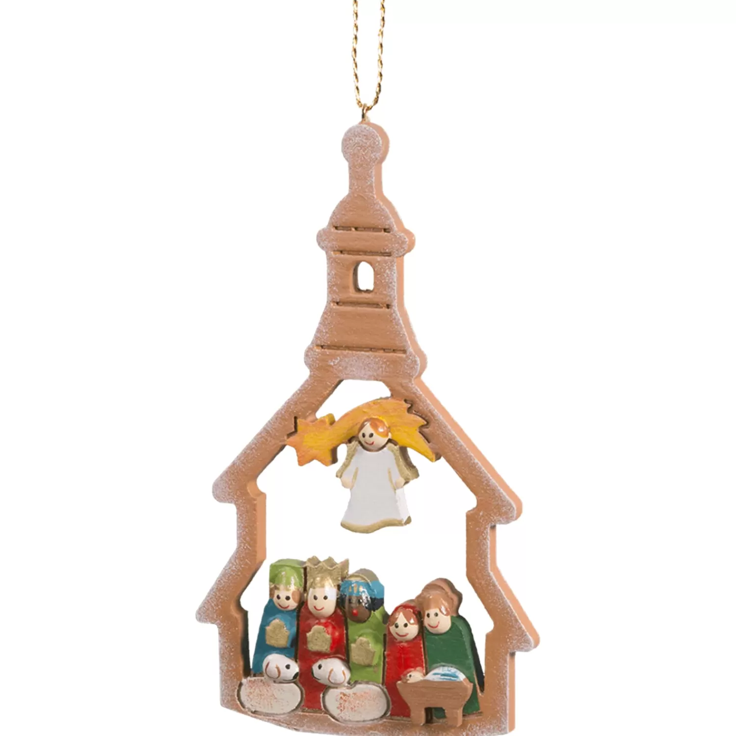 Käthes Original Baumschmuck Aus Holz<Seiffener Kirche