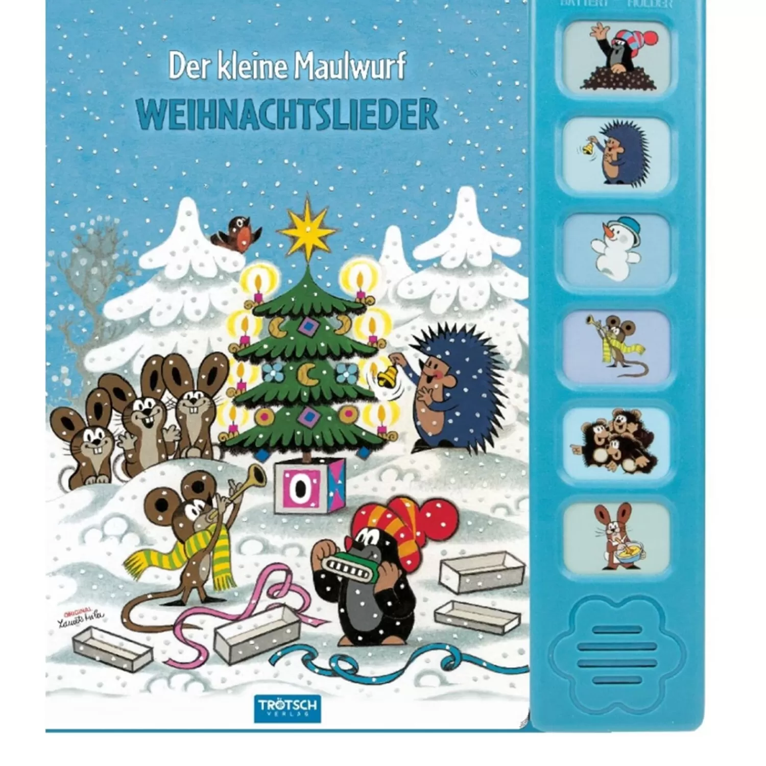 Trötsch Verlag Spielzeug<Soundbuch Weihnachtslieder "Der Kleine Maulwurf"