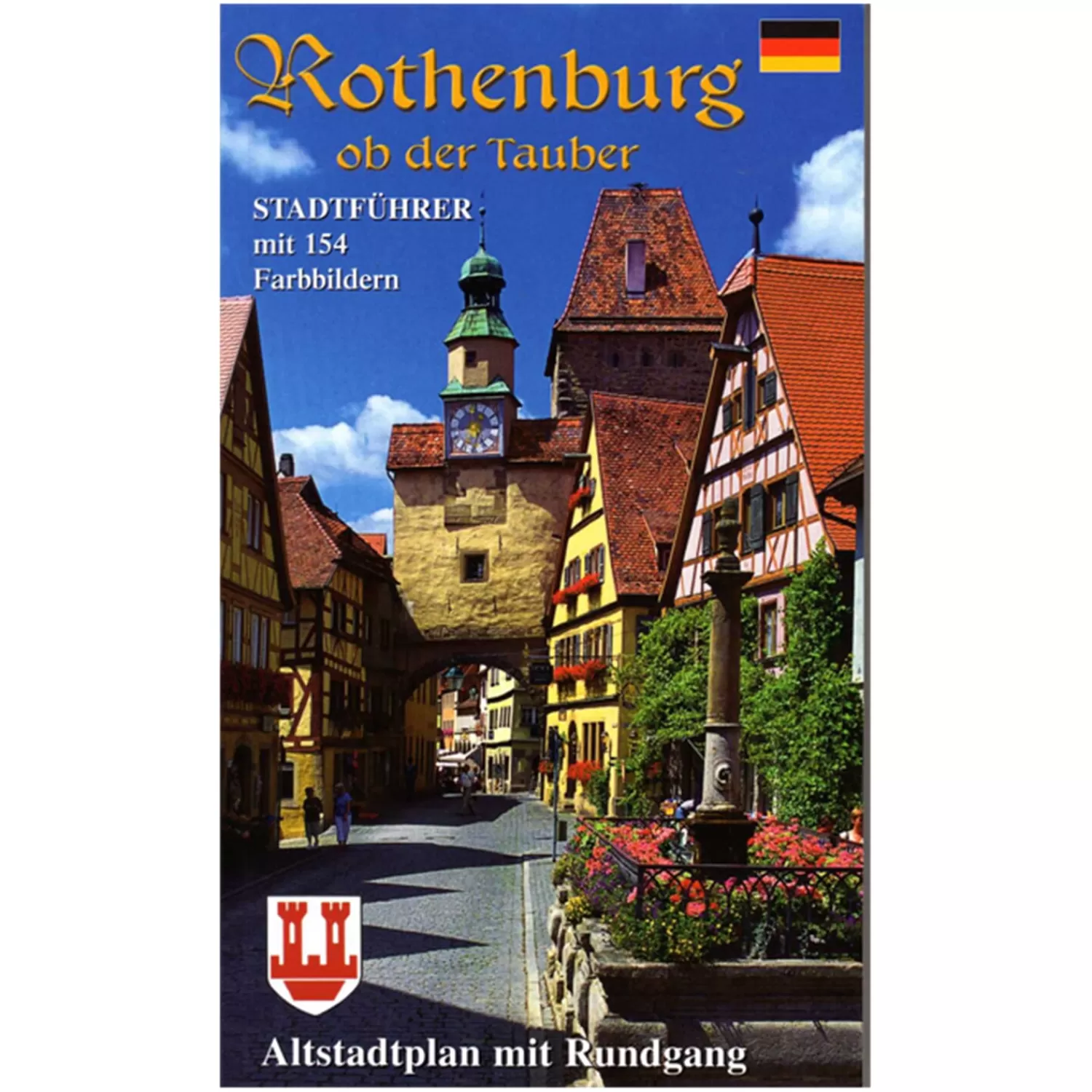 Käthe Wohlfahrt Deutschland Motive<Stadtfuhrer "Rothenburg Ob Der Tauber" Deutsch