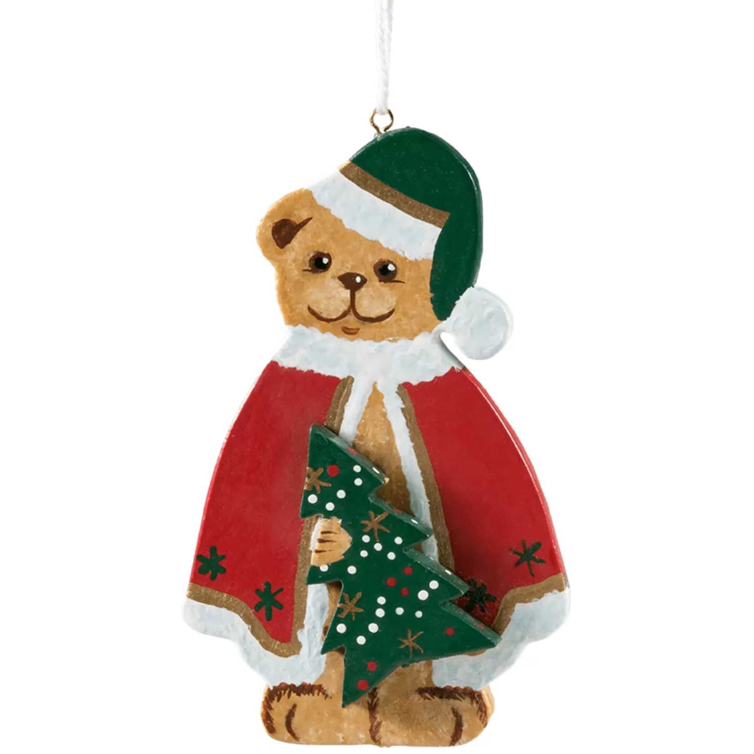 Käthes Original Baumschmuck Aus Zinn<Teddy Mit Christbaum