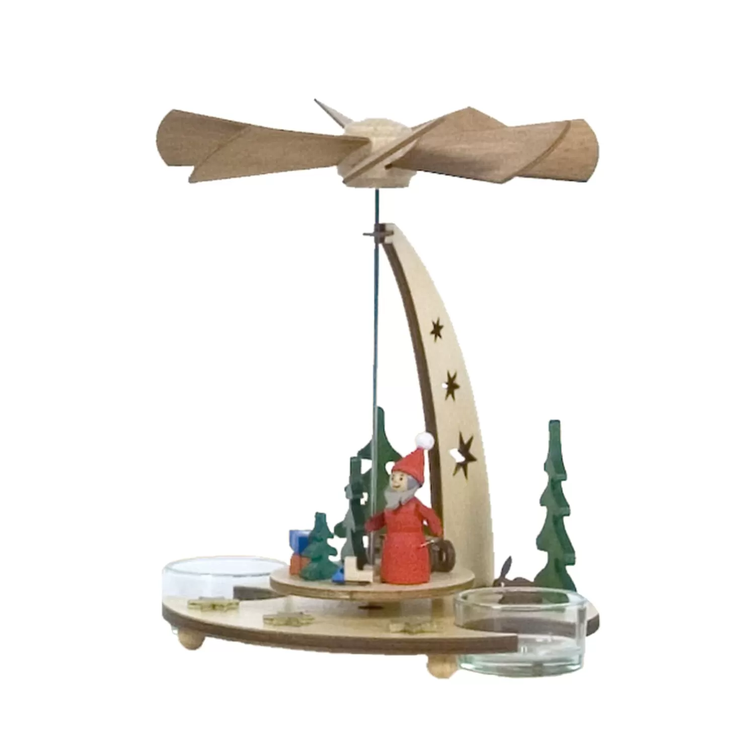 Käthe Wohlfahrt Pyramiden<Teelicht-Pyramide "Weihnachtsmann"