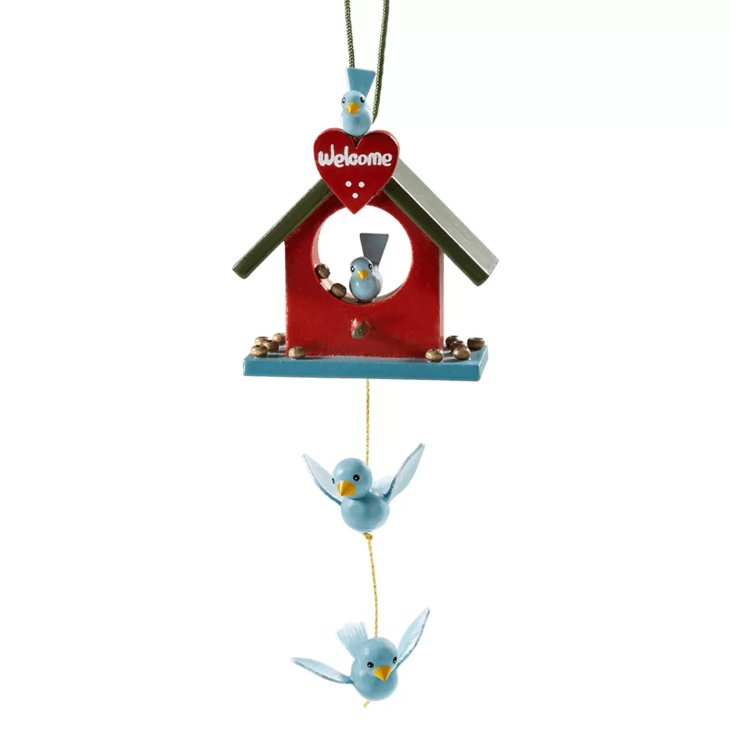 Käthes Original Baumschmuck Aus Holz<Vogelhaus "Welcome"