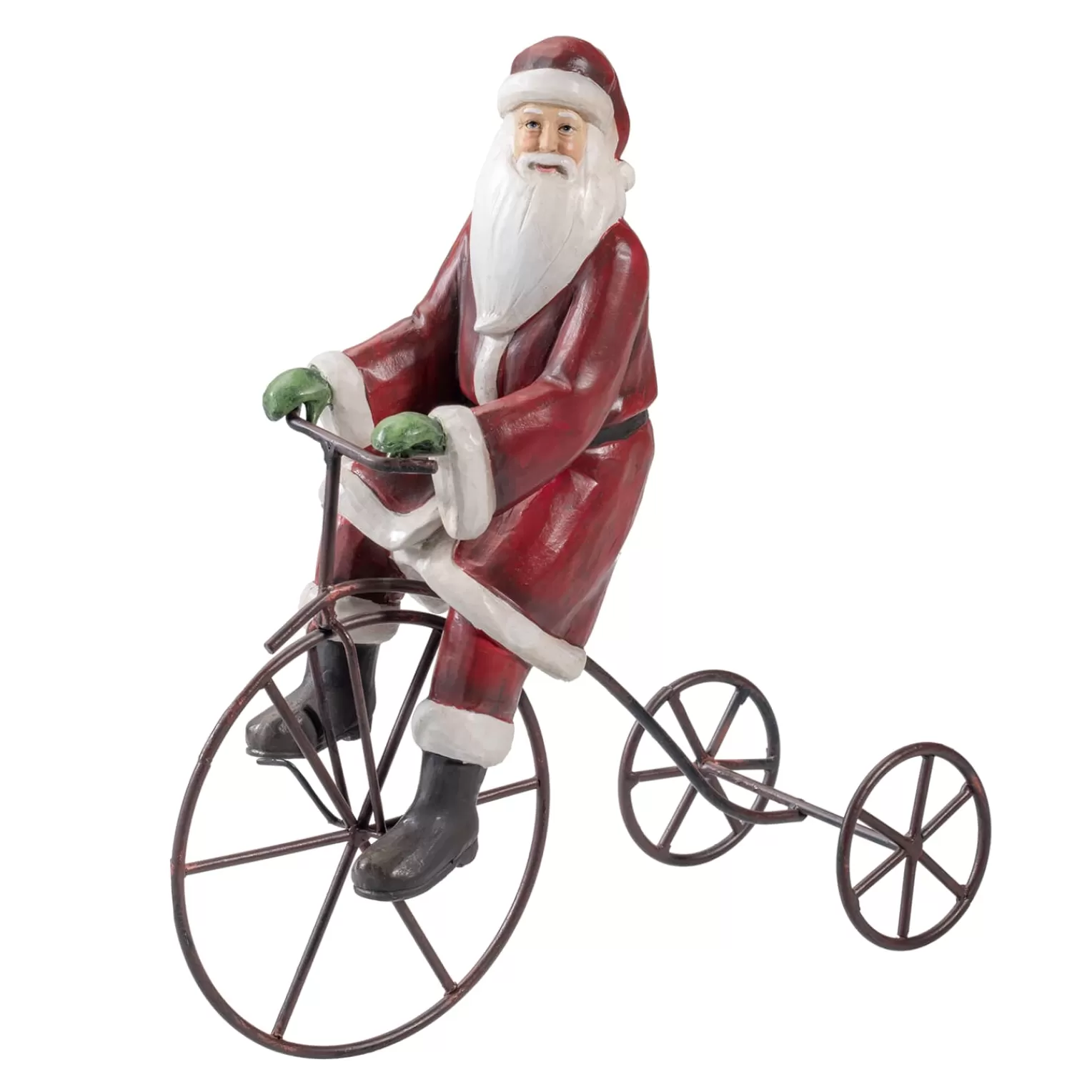 Käthe Wohlfahrt Standfiguren<Weihnachtsmann Auf Dreirad