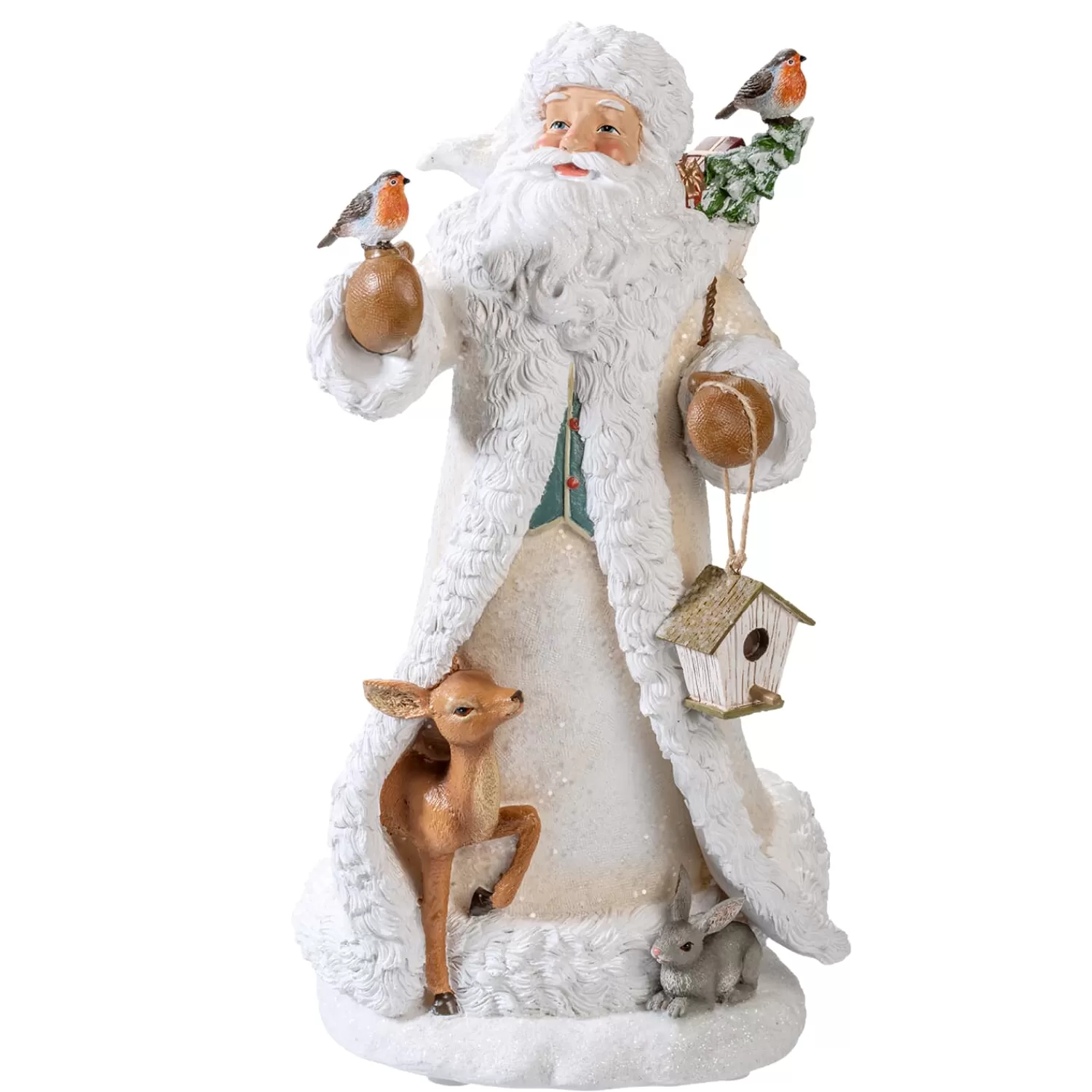 Käthe Wohlfahrt Standfiguren<Weihnachtsmann Mit Waldtieren