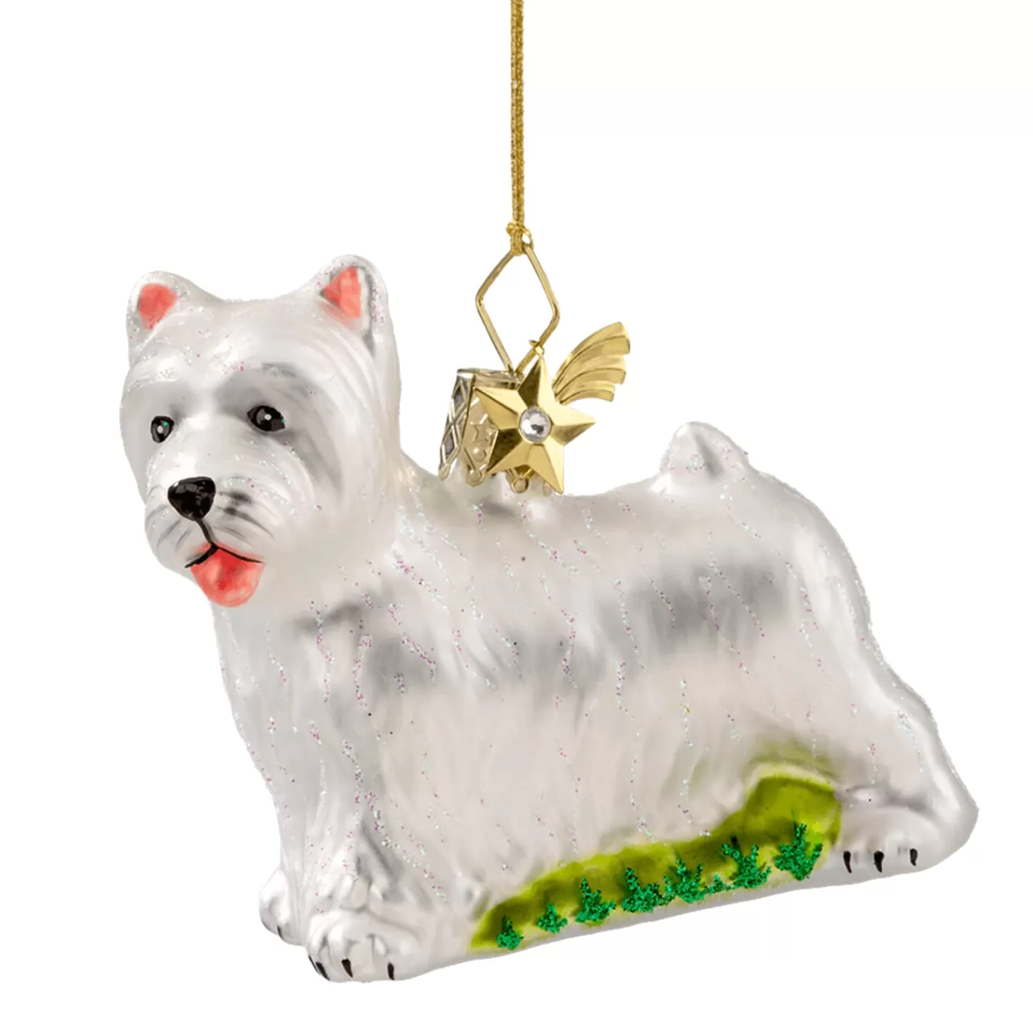 Poesie in Glas Baumschmuck Aus Glas<West Highland Terrier (Westie)