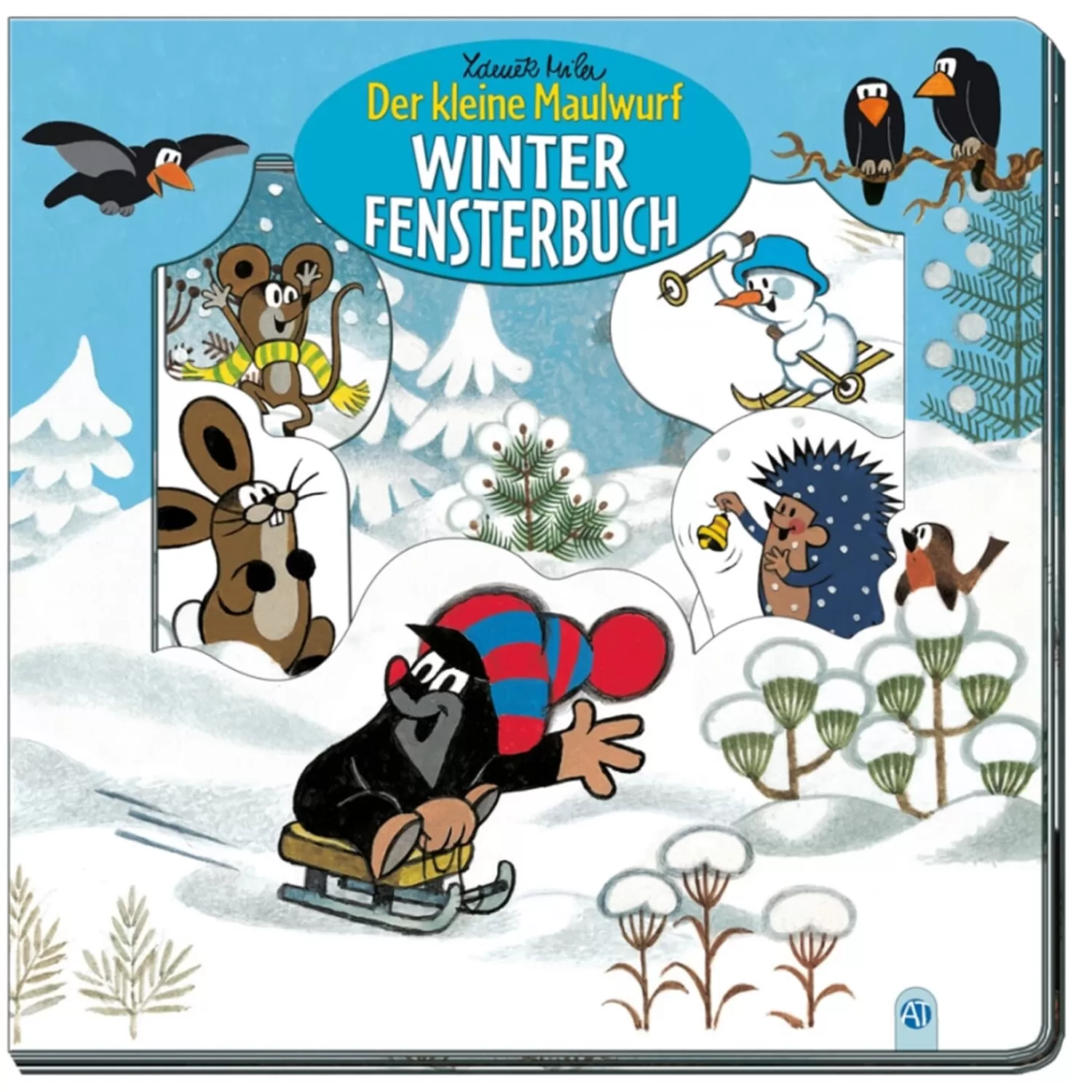 Trötsch Verlag Spielzeug<Winterfensterbuch "Der Kleine Maulwurf"