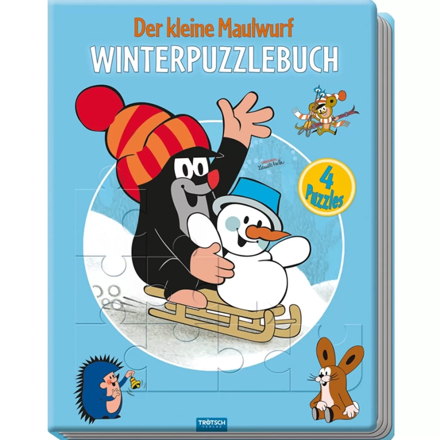 Trötsch Verlag Spielzeug<Winter-Puzzlebuch "Der Kleine Maulwurf"