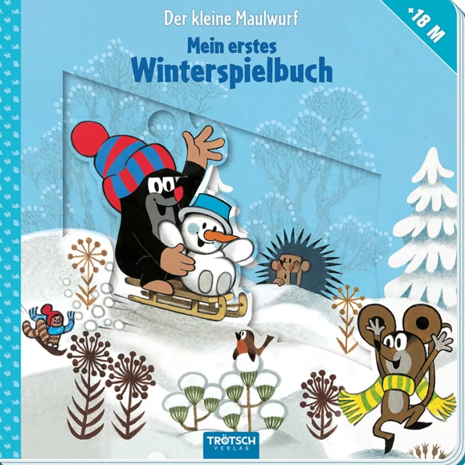 Trötsch Verlag Spielzeug<Winter-Spielebuch "Der Kleine Maulwurf"