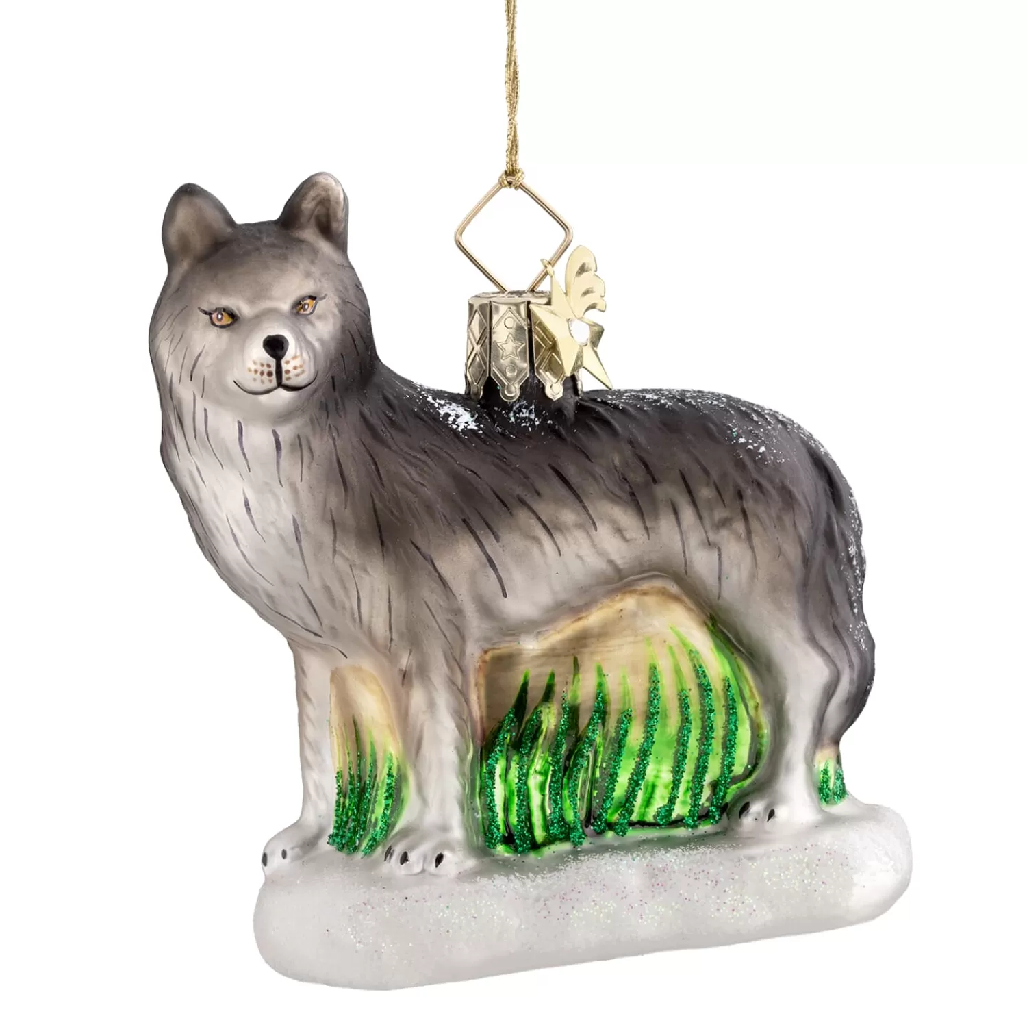 Poesie in Glas Baumschmuck Aus Glas<Wolf